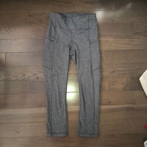 Lululemon Grey Cropped Leggings